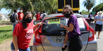 Imagem em Carreata FORA BOLSONARO