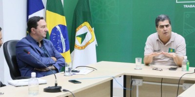 Imagem em Reunião comissão TDI com prefeito de Cuiabá.