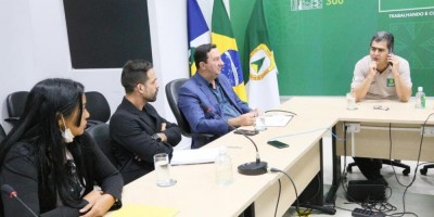 Imagem em Reunião comissão TDI com prefeito de Cuiabá.