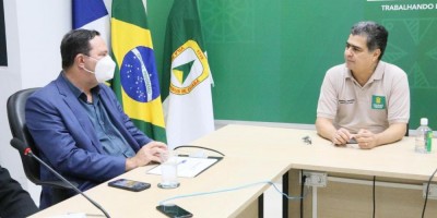 Imagem em Reunião comissão TDI com prefeito de Cuiabá.