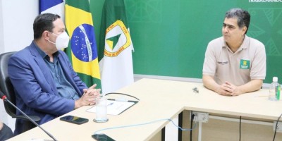 Imagem em Reunião comissão TDI com prefeito de Cuiabá.