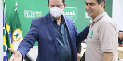 Imagem em Reunião comissão TDI com prefeito de Cuiabá.