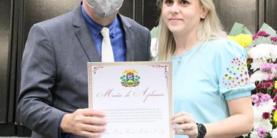 Imagem em Sessão solene saúde e titulo cidadão MT