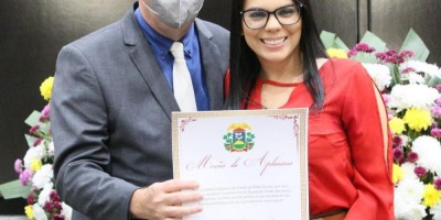 Imagem em Sessão solene saúde e titulo cidadão MT
