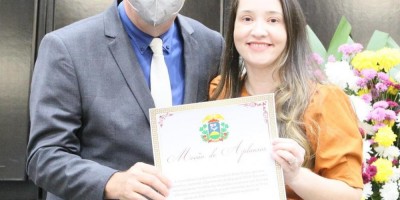 Imagem em Sessão solene saúde e titulo cidadão MT