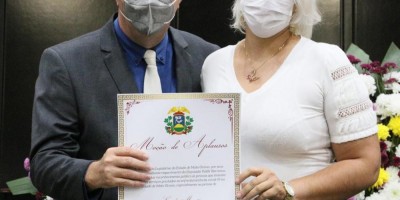 Imagem em Sessão solene saúde e titulo cidadão MT