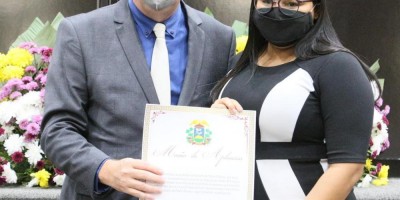 Imagem em Sessão solene saúde e titulo cidadão MT