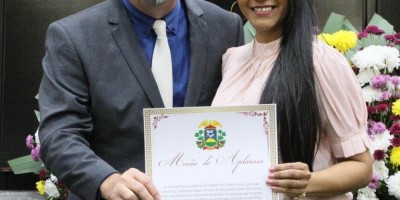 Imagem em Sessão solene saúde e titulo cidadão MT