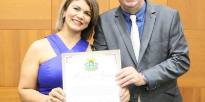 Imagem em Sessão solene saúde e titulo cidadão MT
