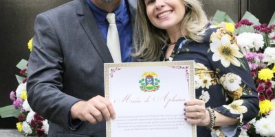 Imagem em Sessão solene saúde e titulo cidadão MT