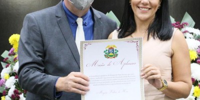 Imagem em Sessão solene saúde e titulo cidadão MT