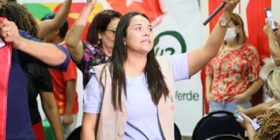 Imagem em Convenções Federação (PT, PV, e PCdoB) e Progressistas.