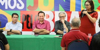 Imagem em Convenções Federação (PT, PV, e PCdoB) e Progressistas.