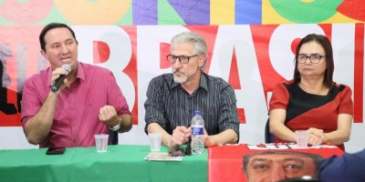 Imagem em Convenções Federação (PT, PV, e PCdoB) e Progressistas.