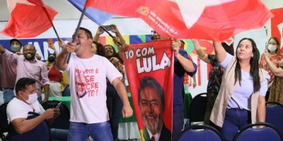 Imagem em Convenções Federação (PT, PV, e PCdoB) e Progressistas.