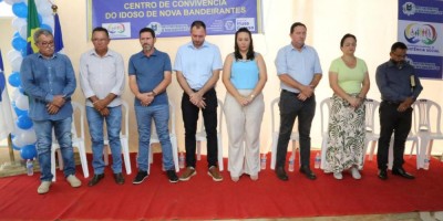 Imagem em Inauguração Centro de Convivência dos Idosos de Nova Bandeiirantes.