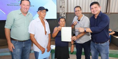 Imagem em Entrega de Títulos Rurais em Novo Horizonte do Norte.