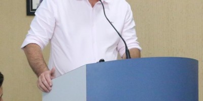 Imagem em Reunião na Câmara Municipal de Nova Brasilândia.