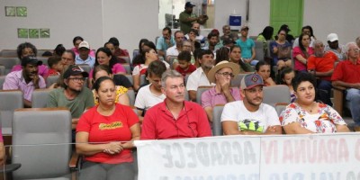 Imagem em Reunião na Câmara Municipal de Guarantã do Norte.