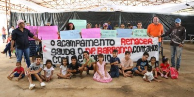 Imagem em Reunião com Acampados da Gleba Gama, Nova Guarita.