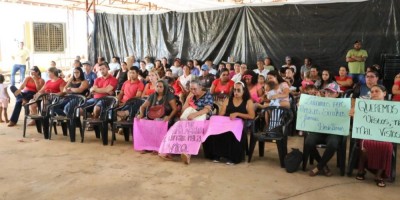 Imagem em Reunião com Acampados da Gleba Gama, Nova Guarita.