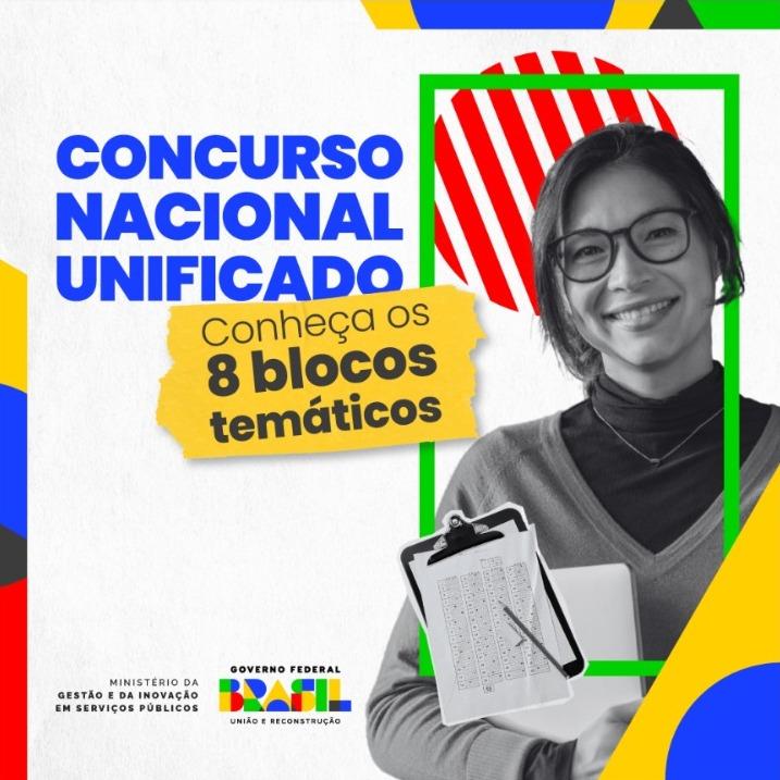 Blocos temáticos do Concurso Público Nacional Unificado