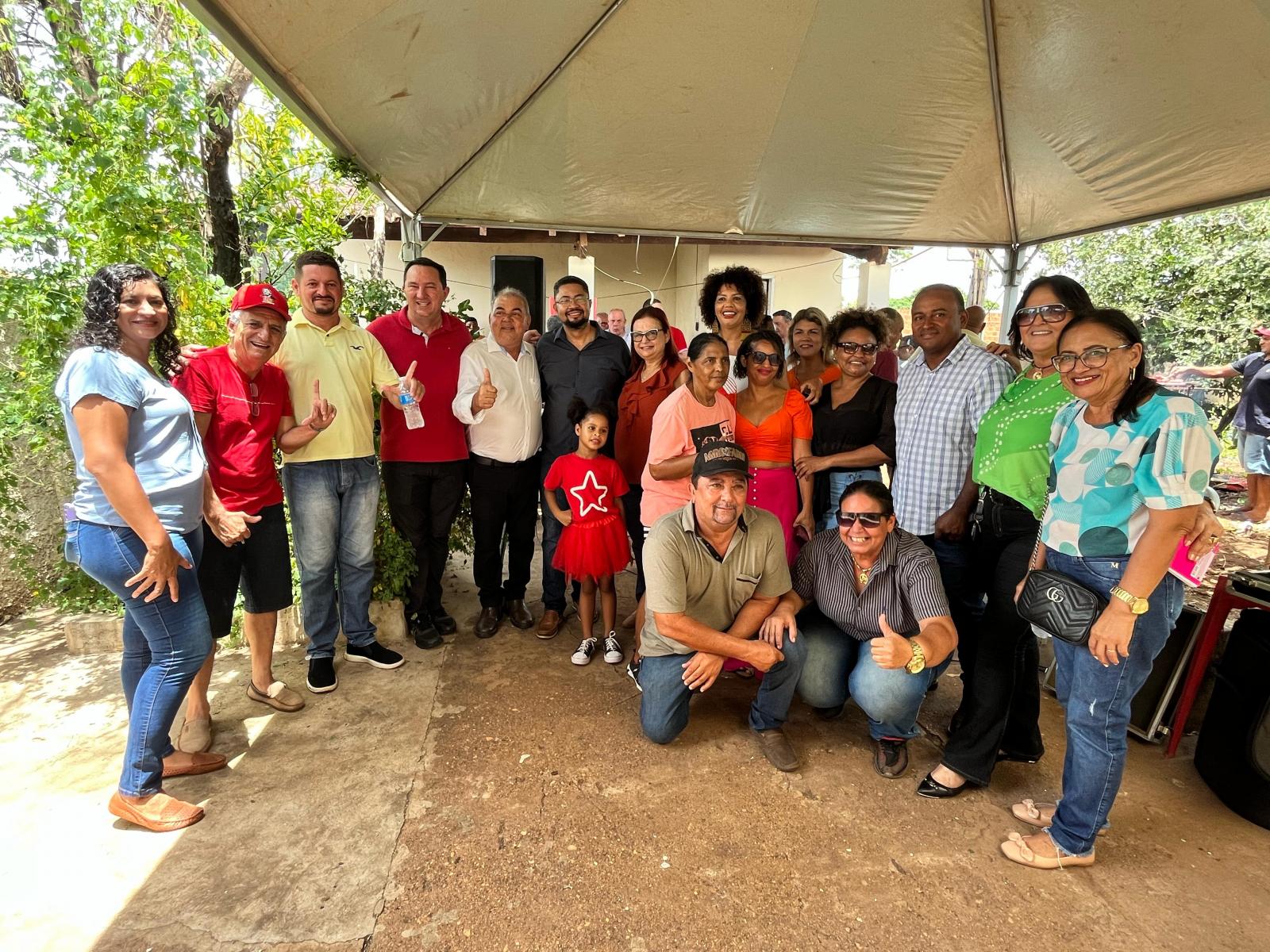 Deputado Barranco participa de inauguração da nova sede do PT de Poconé