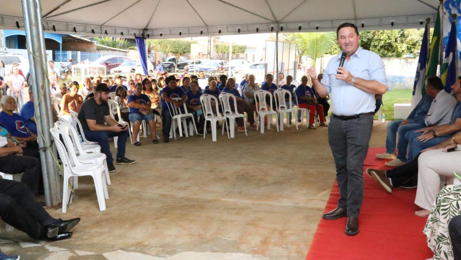 Com emenda de R$ 1 milhão, Barranco participa de inauguração de Centro de Convivência do Idoso em Nova Bandeirantes