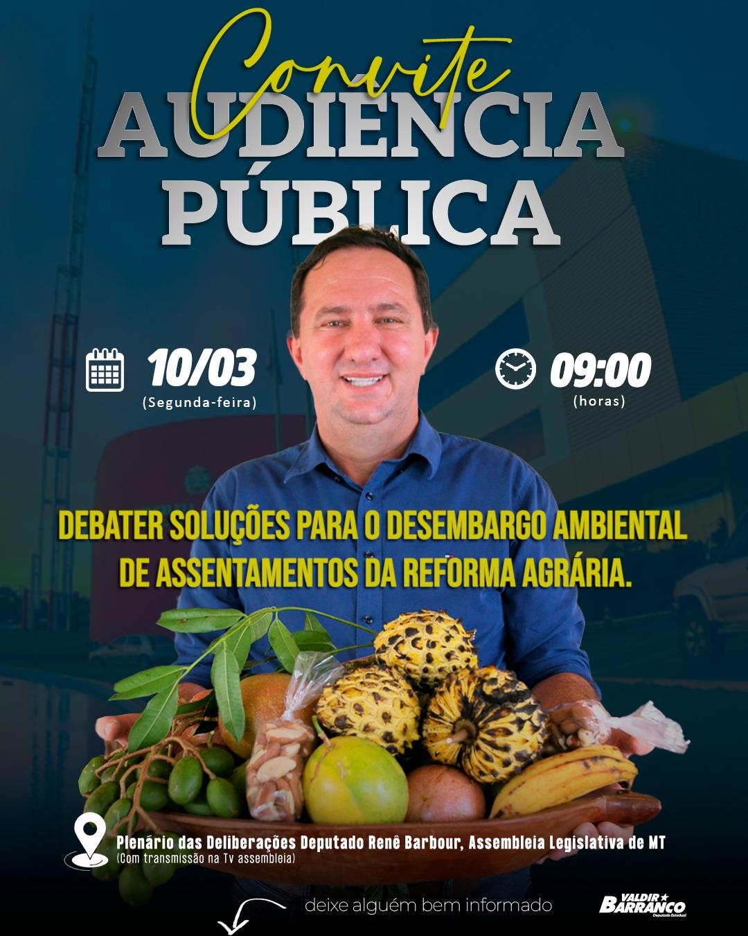 Desembargo ambiental em assentamentos de reforma agrária: Um caminho para a sustentabilidade em Mato Grosso