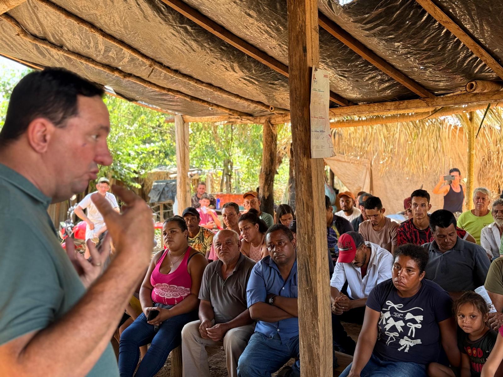 Deputado Valdir Barranco fortalece luta pela terra, educação e serviço público em visita a Colniza