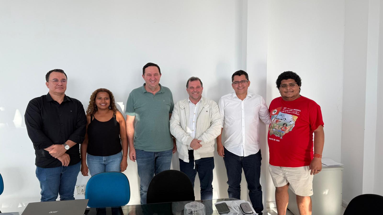 Barranco participa de reuniões com presidente do Incra, Fetagri, MST e IFMT em Cuiabá