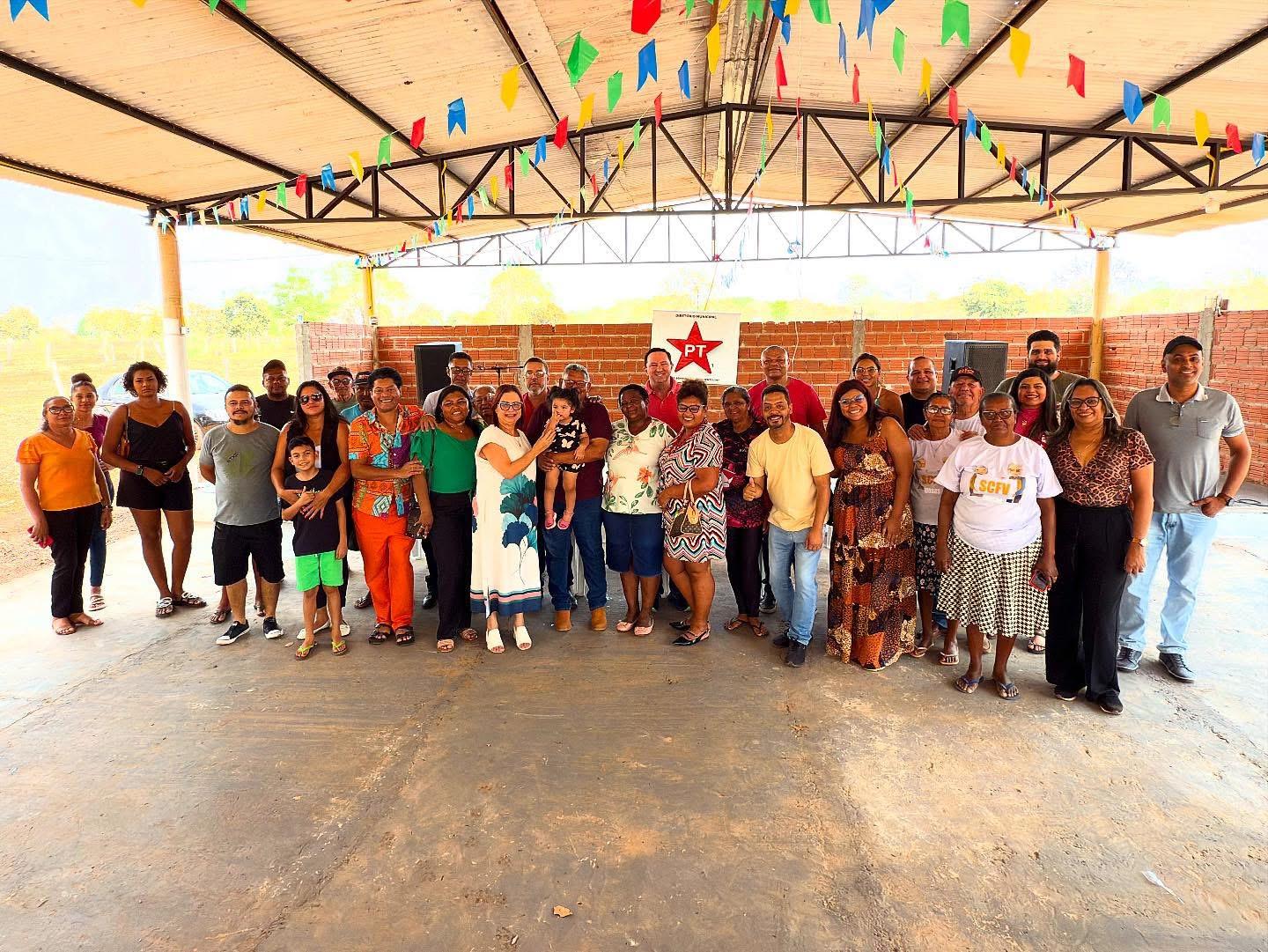 Barranco e Rosa Neide prestigiam posse dos novos presidentes municipais do PT em Leverger e Livramento