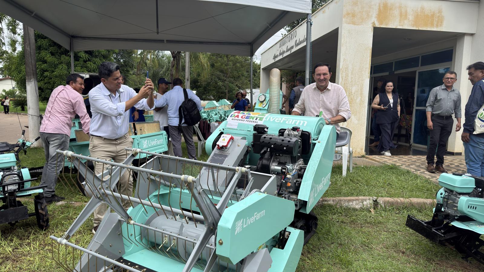 Barranco participa da entrega de máquinas dos programas Arroz da Gente e Mecaniza+ e destaca apoio do governo Lula à agricultura familiar
