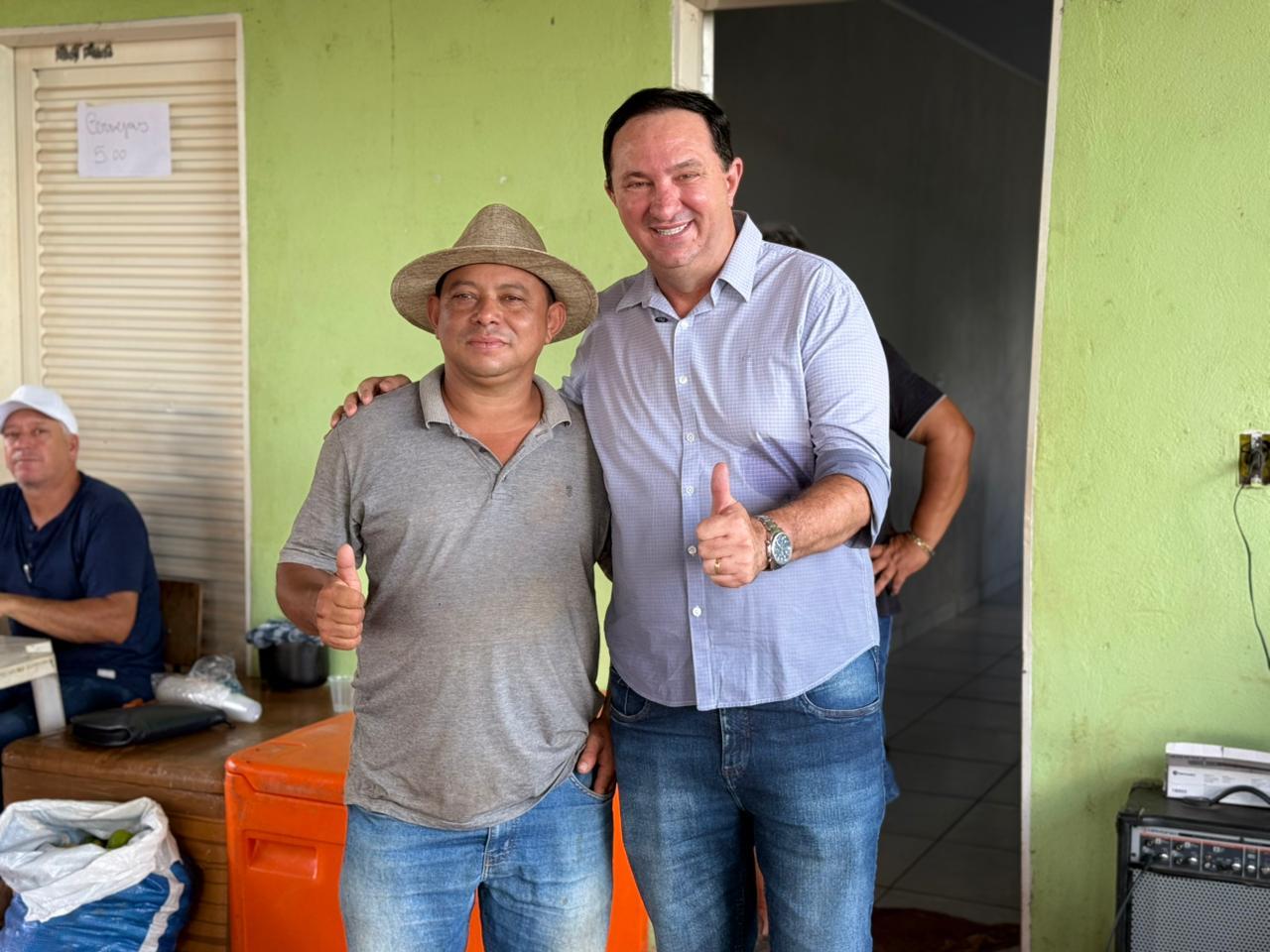 Barranco participa de posse na comunidade Sadia III e reforça compromisso com a agricultura familiar em Várzea Grande