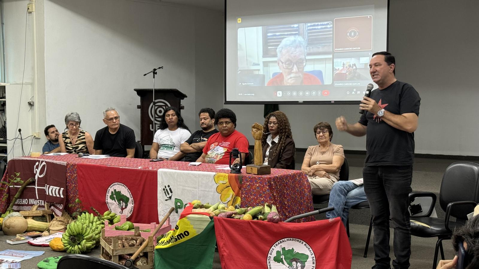 Deputado Valdir Barranco participa de lançamento da Jornada Universitária pela Reforma Agrária e reforça luta contra violência no campo