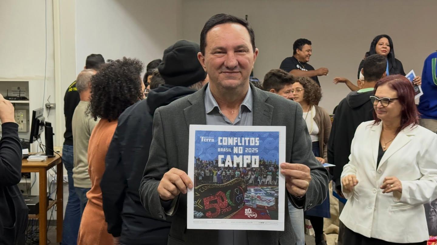 “Cada vida perdida no campo ecoa como um grito por justiça”, afirma deputado Valdir Barranco no lançamento do Caderno de Conflitos da CPT