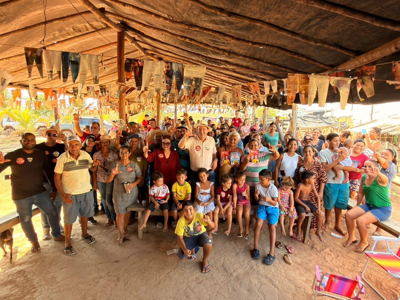 Deputado Barranco 13123 e Rosa Neide 1313 reafirmam luta pela terra e agricultura familiar em Novo Mundo e Carlinda