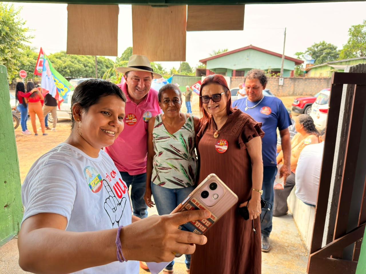 Dupla do Lula 13 em Mato Grosso, Barranco 13123 e Rosa Neide 1313 levam campanha a Paranaíta e Alta Floresta